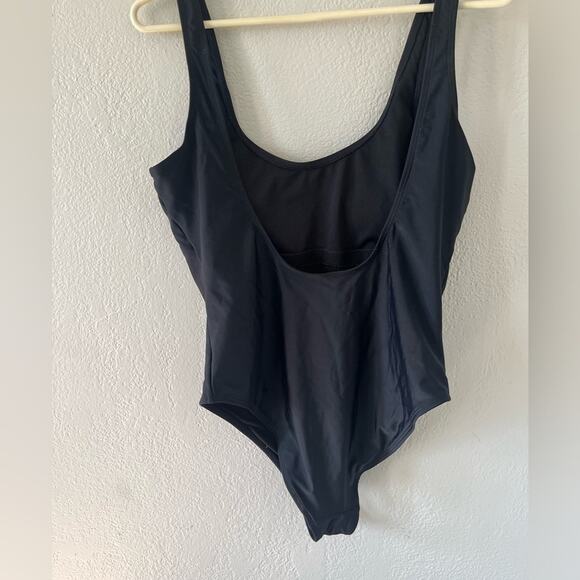 Women's ARIZONA JEANS Black one piece mermaid swimsuit XL - Picture 4 of 9